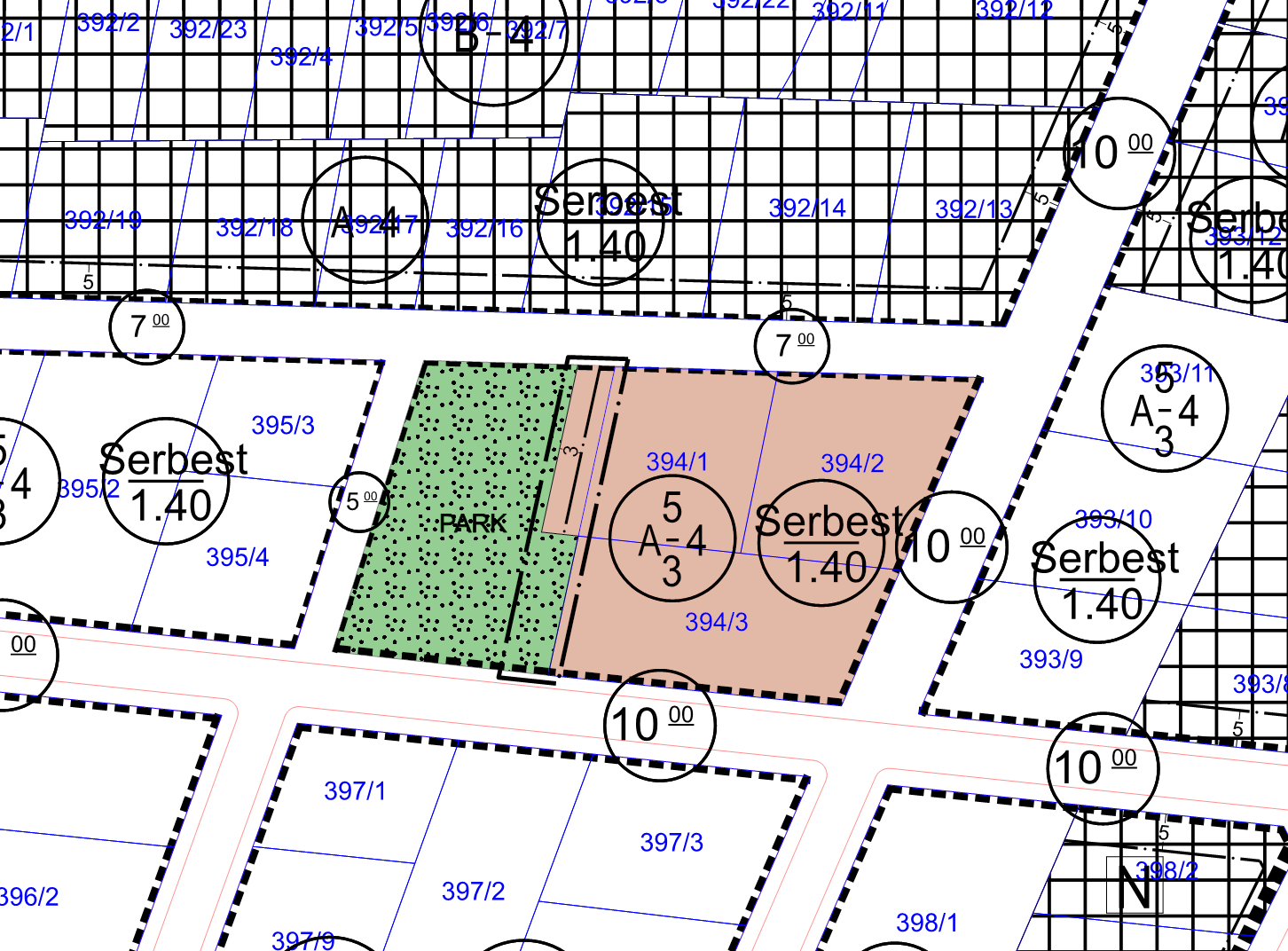 Yalova İli, Altınova İlçesi, Hürriyet Mahallesi, 394 Ada Batısı Tescil Harici Alanda 1/1.000 Ölçekli İlave Uygulama İmar Planı Değişikliği