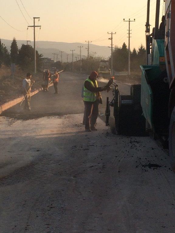 Hersek Yolu asfalt serimi tamamlandı. 