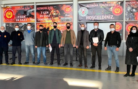 Belediye personeline temel ilkyardım eğitimi