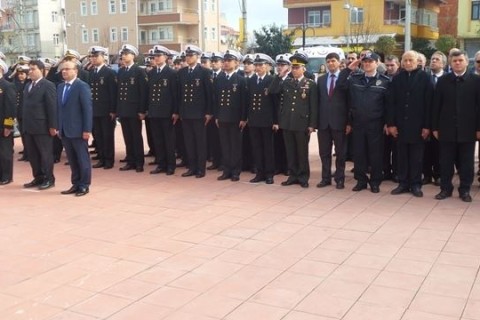 Altınova'da 18 Mart nedeniyle Tören düzenlendi.