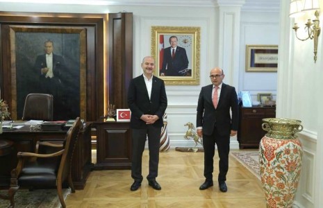 Başkan Oral’dan, Bakan Soylu’ya ziyaret