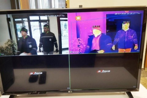 Belediyede termal kameralı önlem