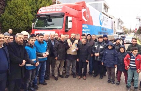 Altınova’dan Halep’e yardım eli