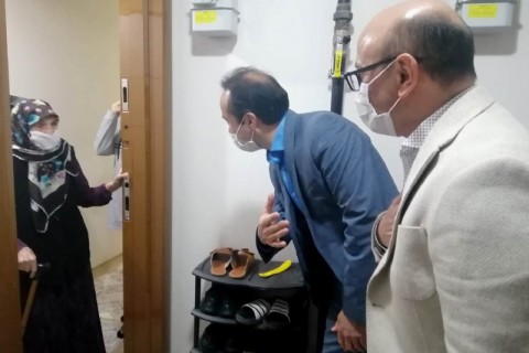 Şehit anneleri ve 100 yaş üstü annelere ziyaret